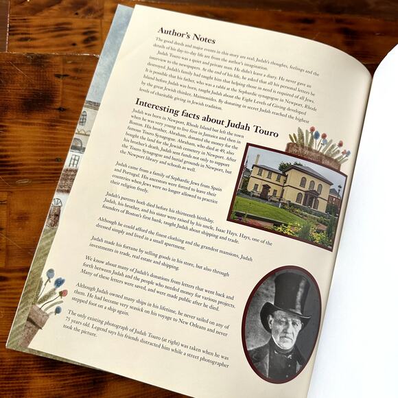 PJ Library Judah Touro Didn't Want To Be Famous Jewish Paperback Book - Picture 8 of 10